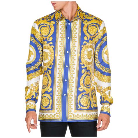 big and tall versace|versace long sleeve shirt.